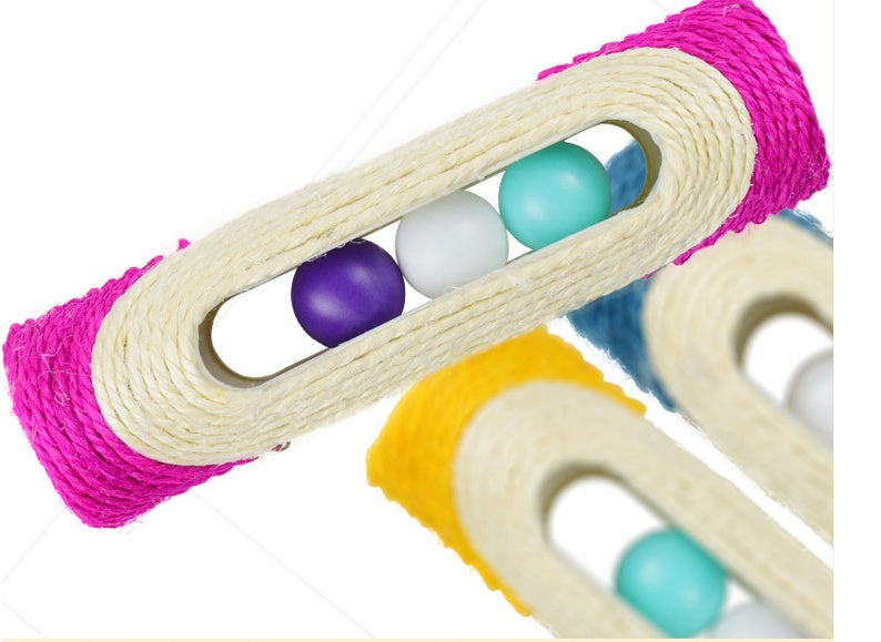 Pet Long Sisal Drum Toy Set Three Piece