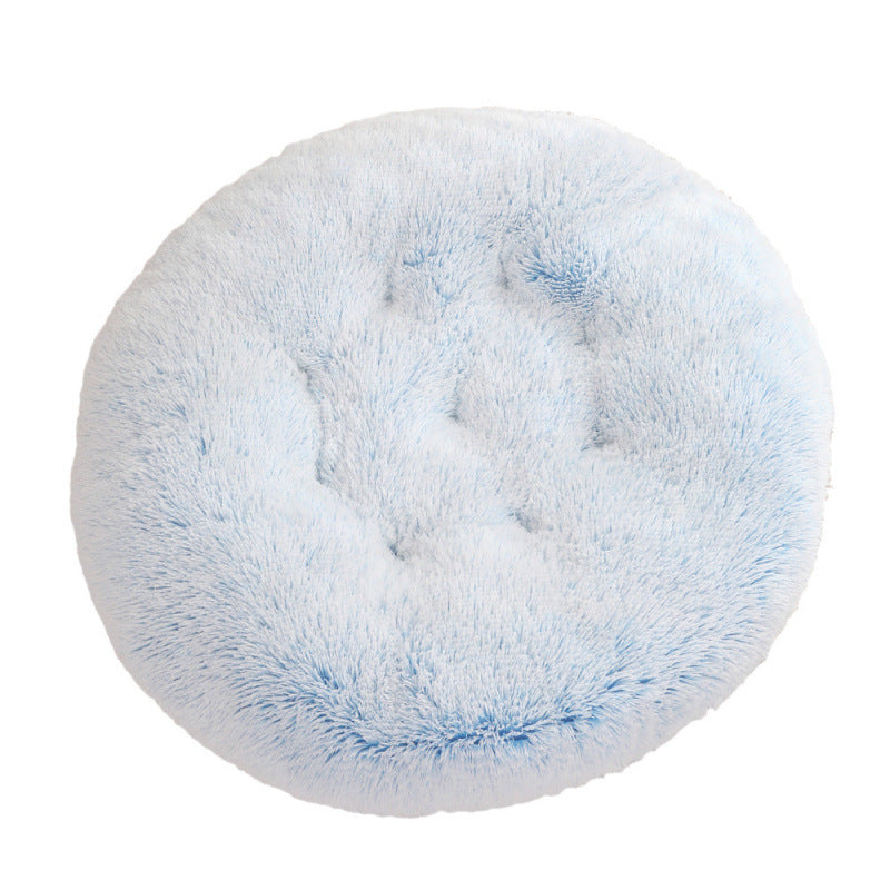 Pet Round Plush Warm Sleeping Bed Mat House