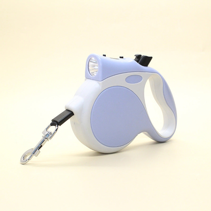 LED Light Retractable Pet Rope Control Leash