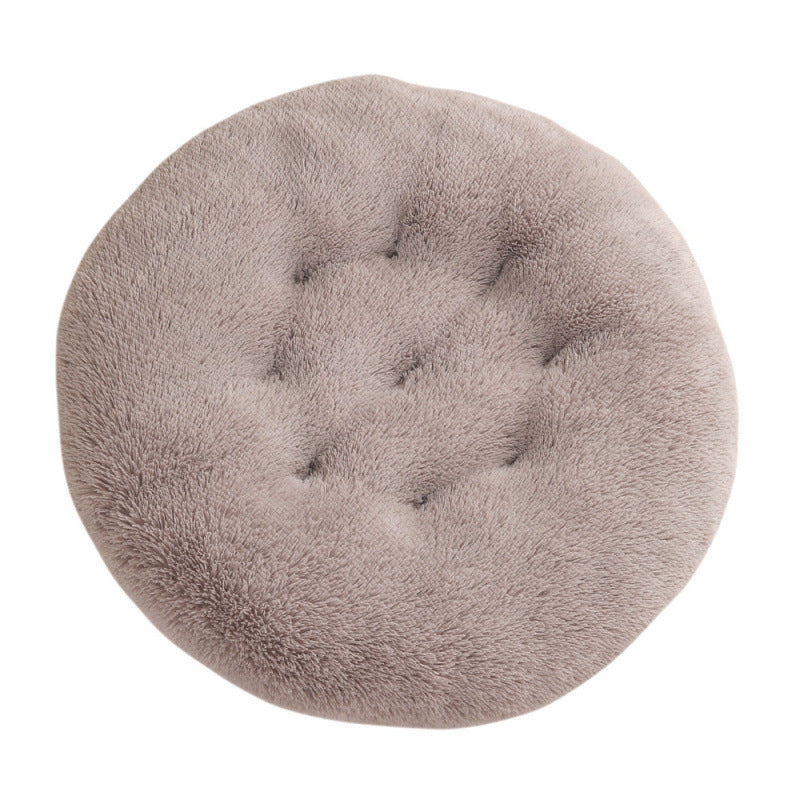 Pet Round Plush Warm Sleeping Bed Mat House
