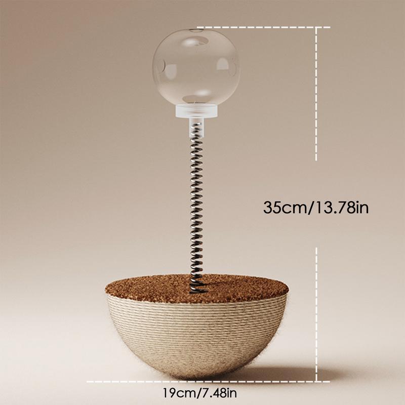 Pet Interactive Auto Balancing Puzzle Ball Slow Feeding Toy Set