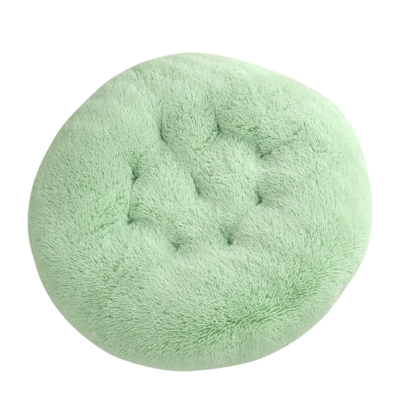 Pet Round Plush Warm Sleeping Bed Mat House