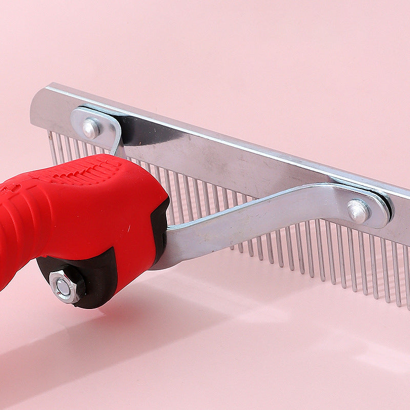 Pet Extra Large Rake Deshedding Grooming Brush Comb Tool