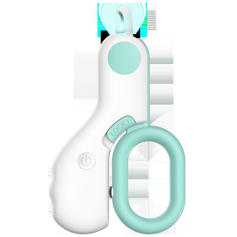 LED Illuminated Pet Mini ABS Nail Trimmer Grooming Tool