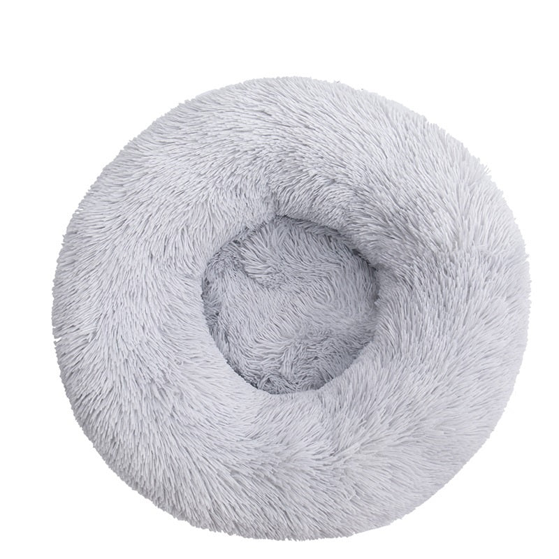 Pet Round Cotton Winter Warm Sleeping Bed Kennel Set