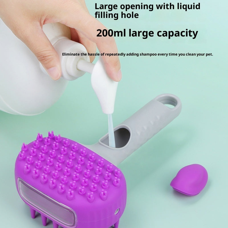Pet Shower Bath Brush Floating Hair Cleaning Grooming Tool
