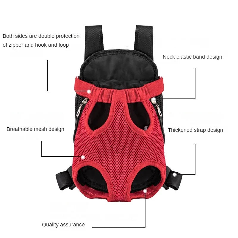 Front/Backpack Pet Carrier Hiking Travel Bag