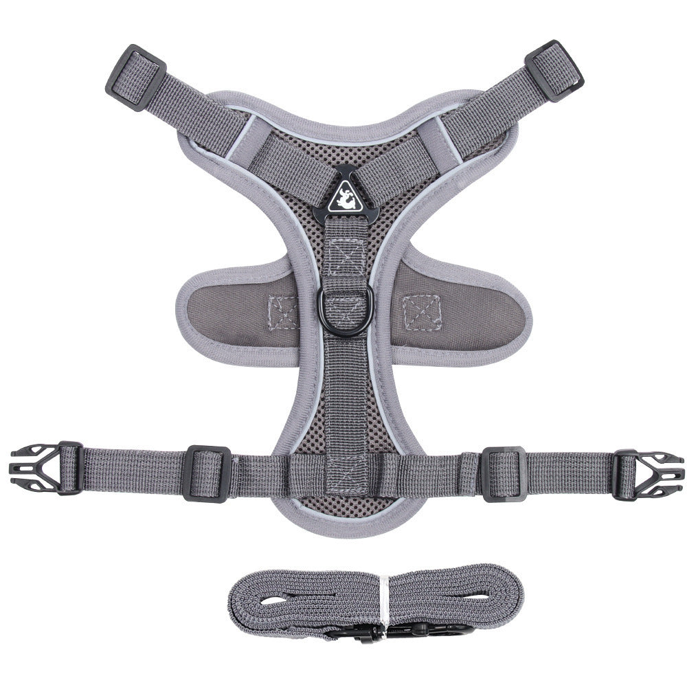 Pet Harness Vest Chest Strap With Leash Set