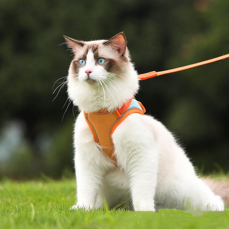 Reflective Anti Escape Pet Harness Adjustable Leash