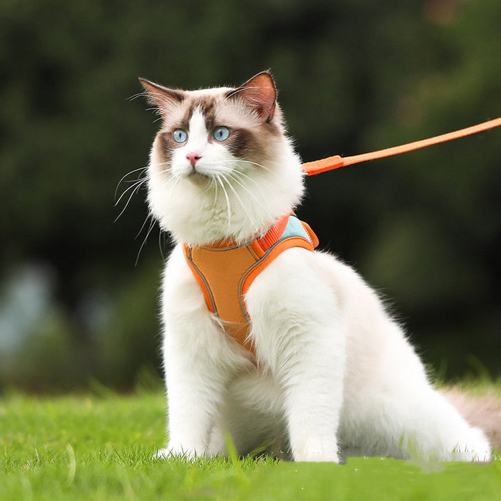 Reflective Anti Escape Pet Harness Adjustable Leash