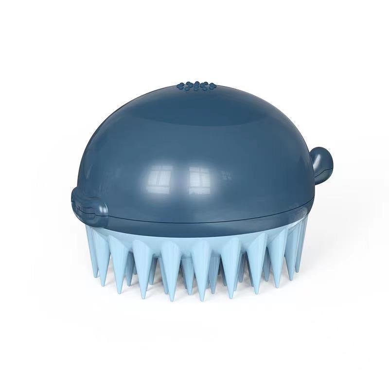 Pet Puffer Bath Brush Refillable Body Gel Tool