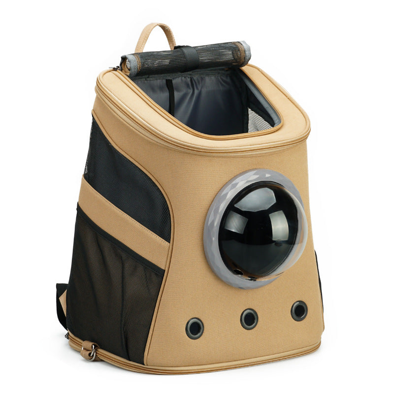 Ventilated Bubble Window Pet Carrier Backpack