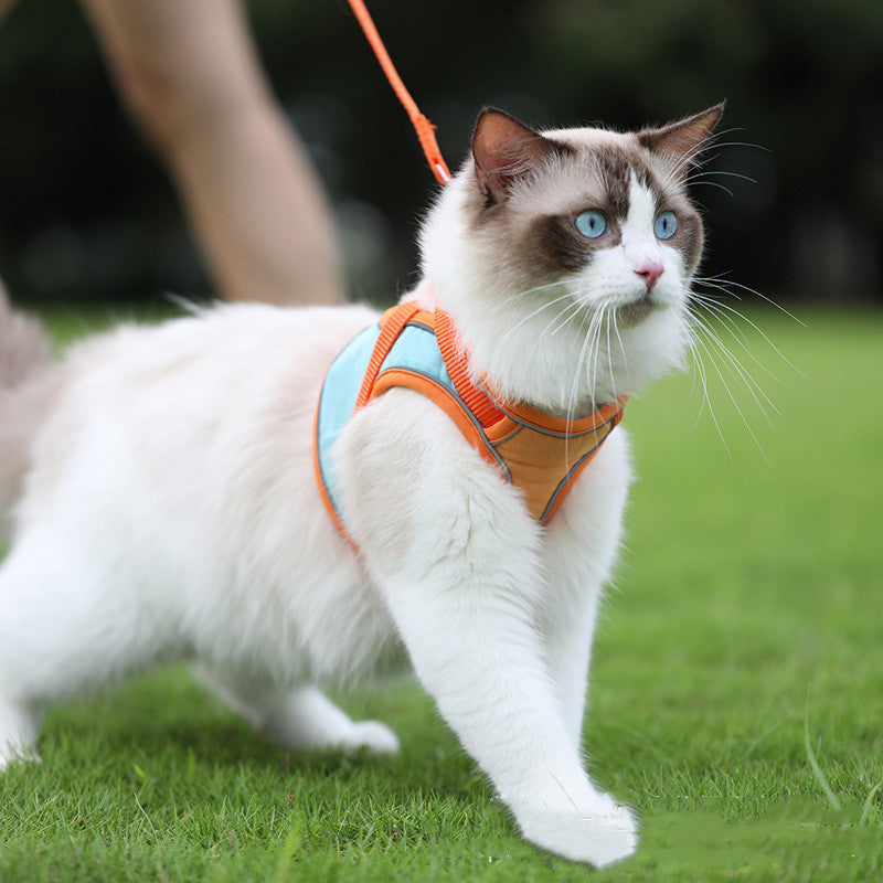 Reflective Anti Escape Pet Harness Adjustable Leash