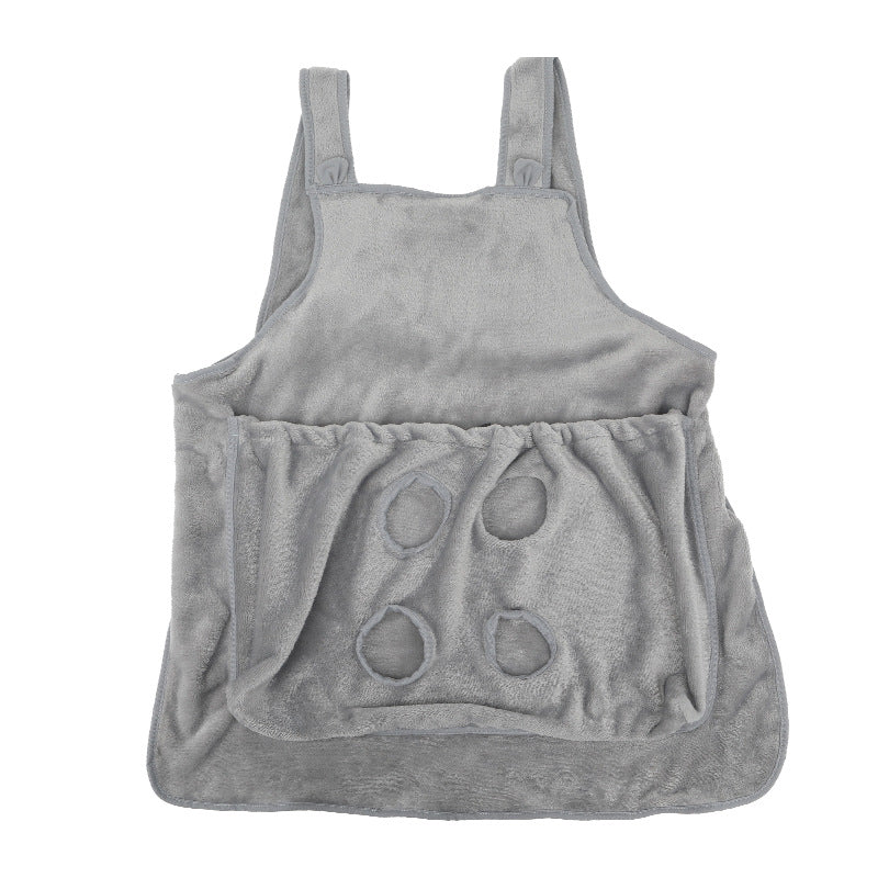 Plush Pouch Pet Carrier Apron Bag