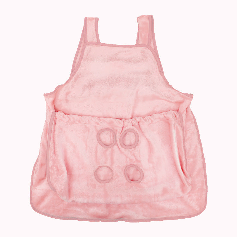 Plush Pouch Pet Carrier Apron Bag