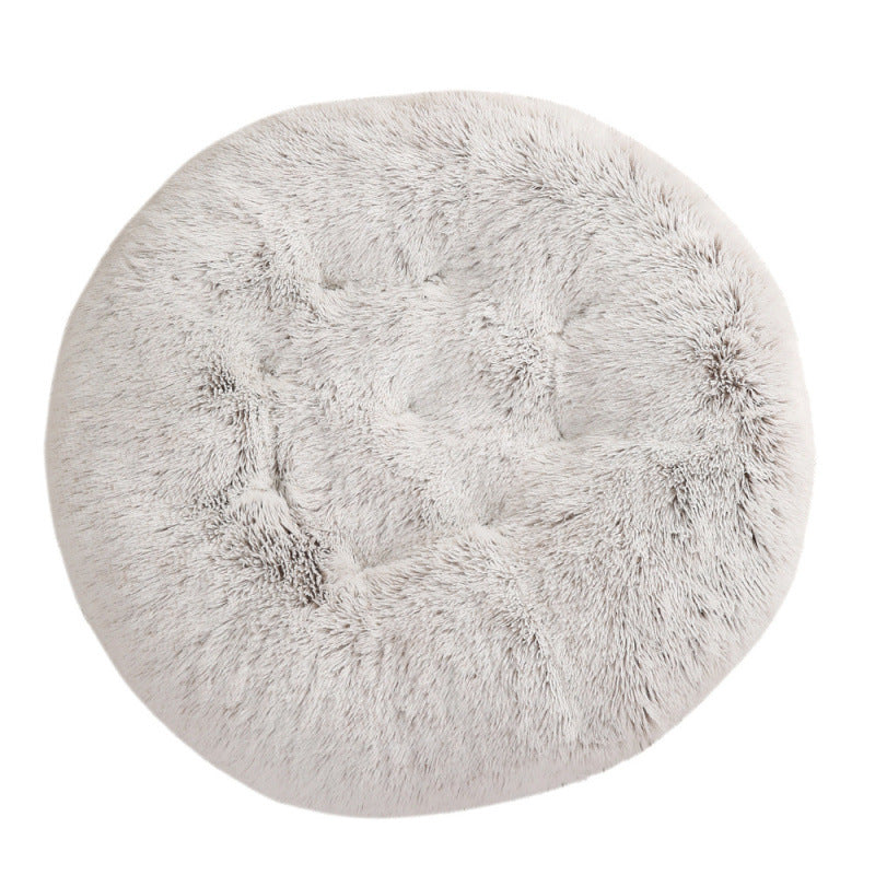 Pet Round Plush Warm Sleeping Bed Mat House