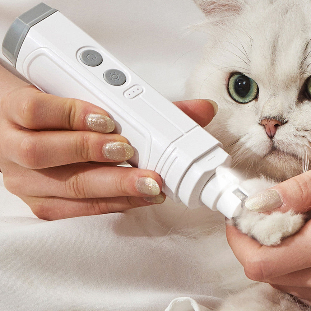 Double LED High Power Pet Nail Trimmer Grooming Device