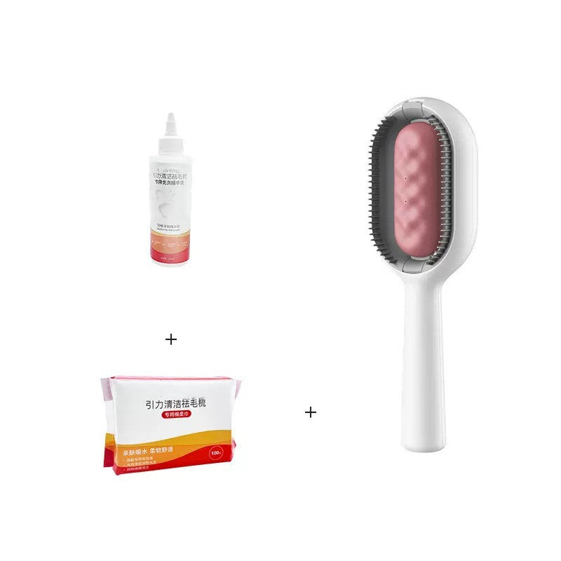 Pet Grooming Brush Dematting Floating Hair Remover Cleaning Tool