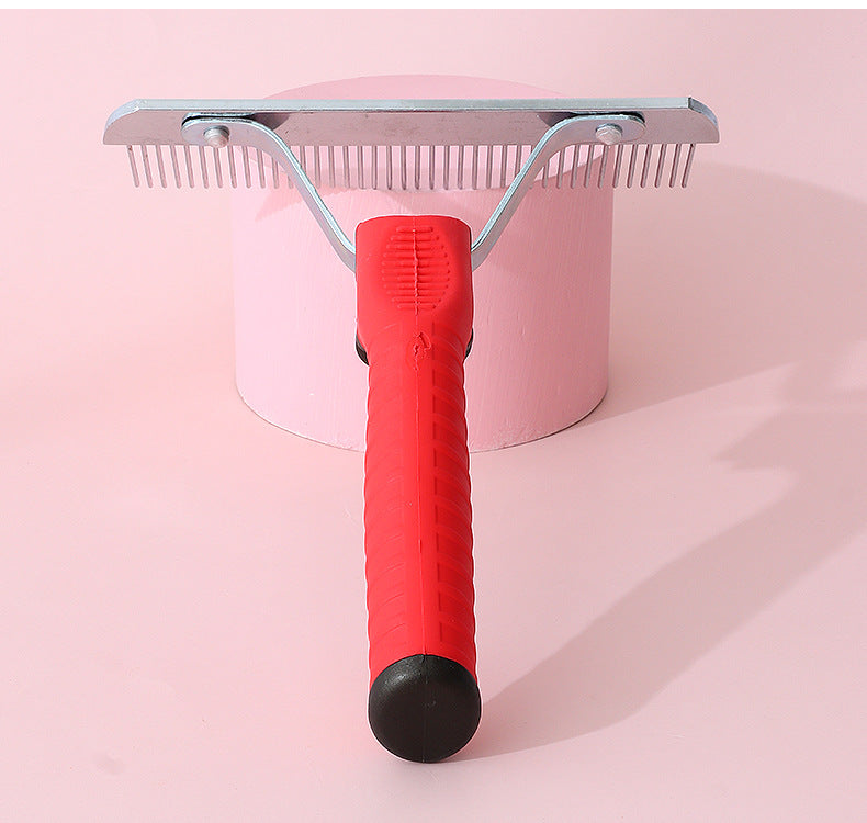 Pet Extra Large Rake Deshedding Grooming Brush Comb Tool