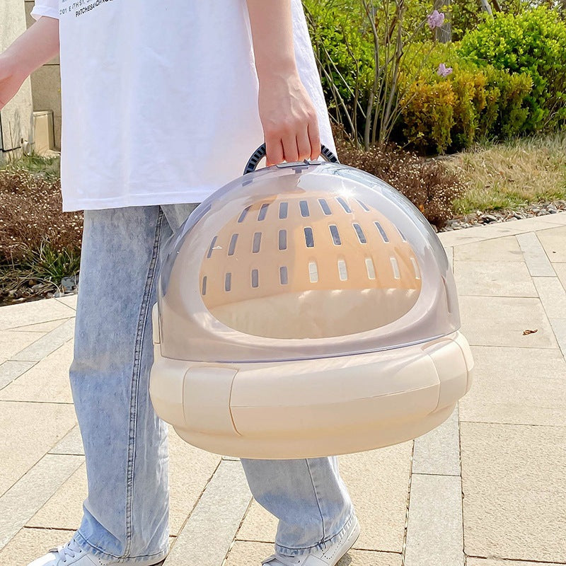 Panoramic View Pet Carrier with Inner Cushion