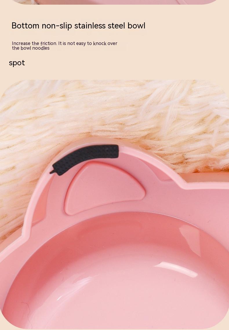 Pet Feeding Bowl Water And Food Rice Basin