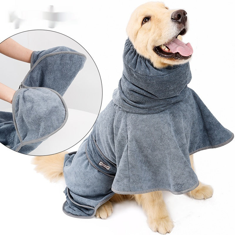 Pet Cotton Bath Towel Strong Absorbent Quick Dry Cloth