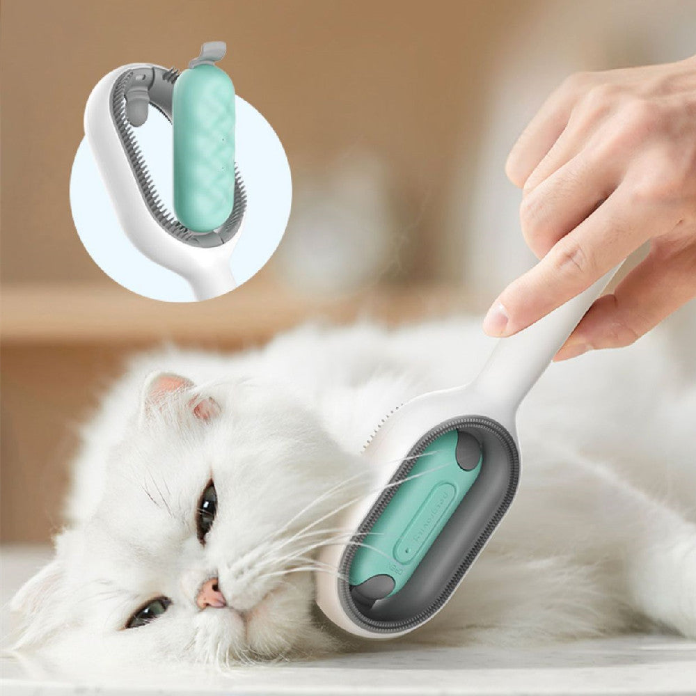 Pet Grooming Brush Dematting Floating Hair Remover Cleaning Tool