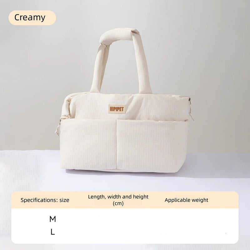 Adjustable Pet Car Seat Carrier Bag with Safety Leash