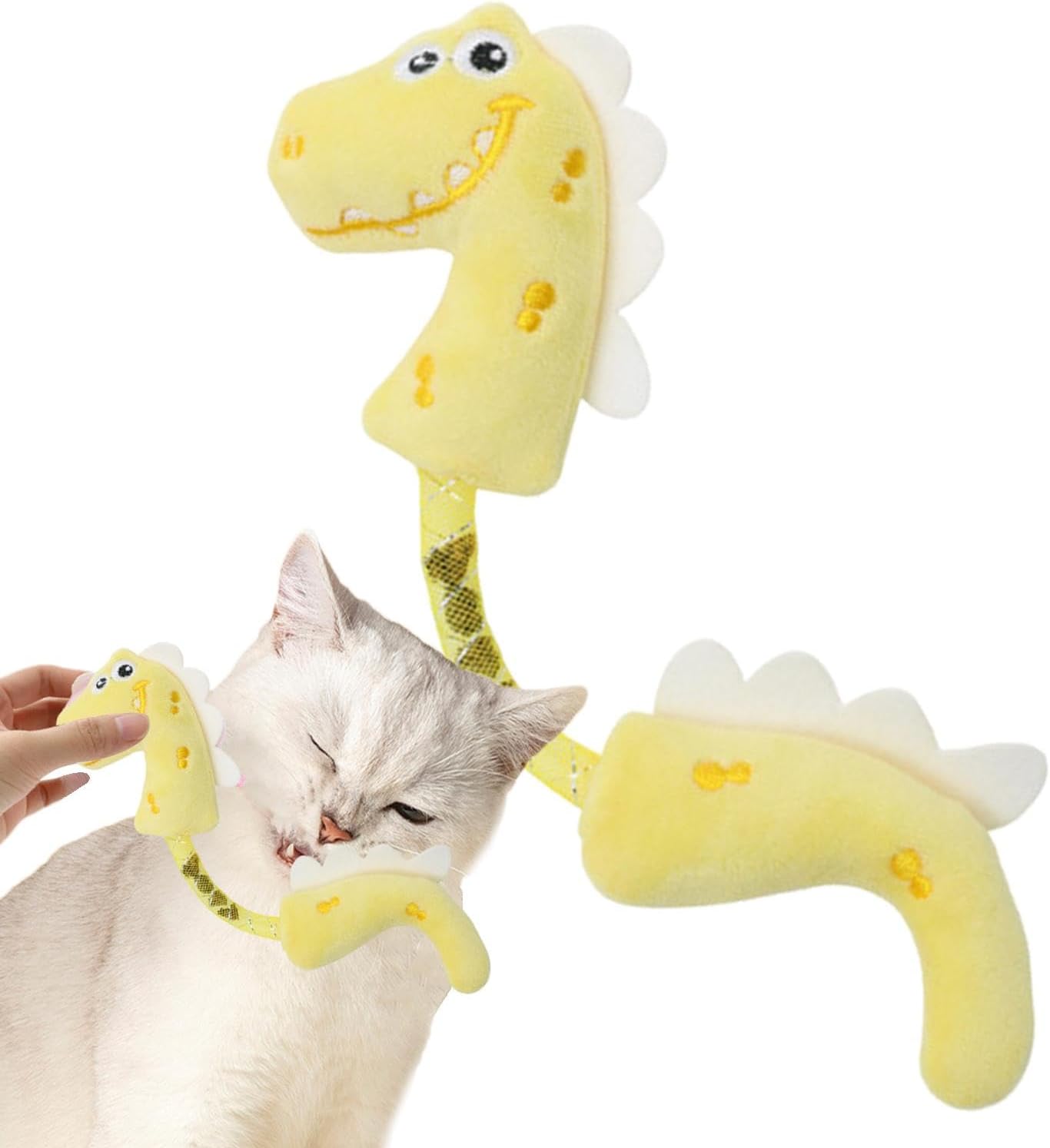 Pet Chew Rope Teeth Cleaning Catnip Spring Kicker Toy Set